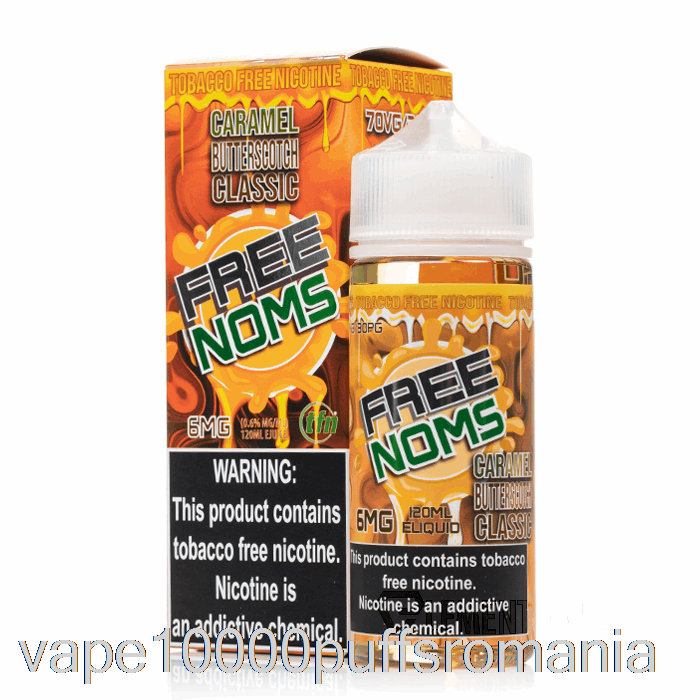 Vape Romania Caramel Butterscotch - E-lichid Nomenon - 120ml 6mg